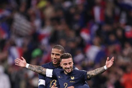 Frankreich feiert 14:0-Rekordsieg bei Zaire-Emery's Debüt Frankreich feiert 14:0-Rekordsieg bei Zaire-Emery's Debüt