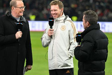 RTL: 6,86 Millionen sehen 2:3 der Nagelsmann-Elf RTL: 6,86 Millionen sehen 2:3 der Nagelsmann-Elf