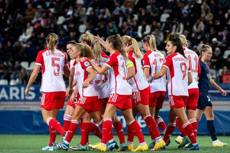 1:0 bei PSG: Erster Champions-League-Sieg für Bayern-Frauen 1:0 bei PSG: Erster Champions-League-Sieg für Bayern-Frauen