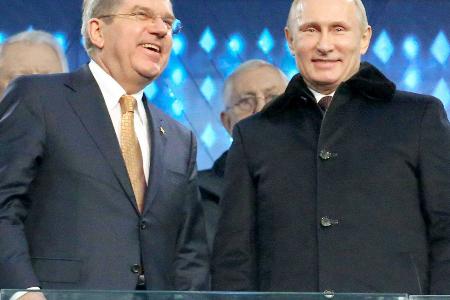 Bach über Verhältnis zu Putin: Bach über Verhältnis zu Putin:
