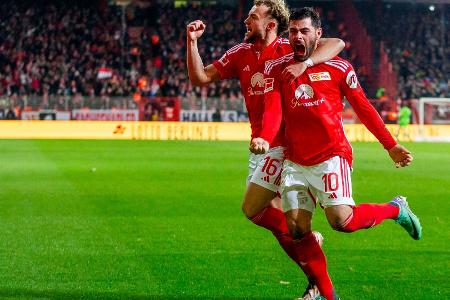Volland stoppt Unions Pleiten-Serie in Spiel eins nach Fischer Volland stoppt Unions Pleiten-Serie in Spiel eins nach Fischer