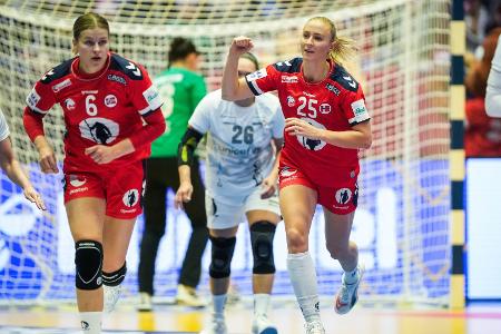Norwegerinnen starten mit Kantersieg in die Handball-WM Norwegerinnen starten mit Kantersieg in die Handball-WM