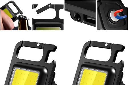 LED-Taschenlampe – mit Flaschenöffner