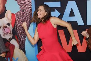 Jennifer Garner hat auf dem roten Teppich den Spaß ihres Lebens