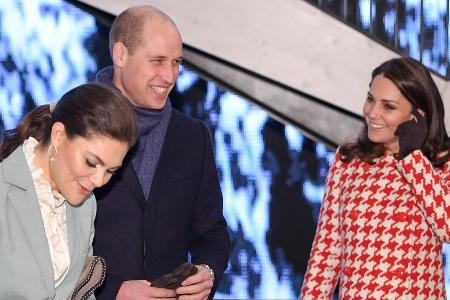 Prinz William und Prinzessin Kate empfangen schwedische Royals Prinz William und Prinzessin Kate empfangen schwedische Royals
