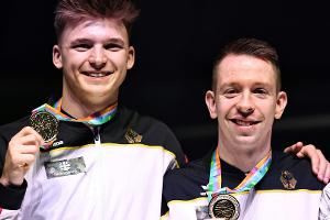 Trampolinduo: Vogel/Lauxtermann sind "Sportler des Monats"