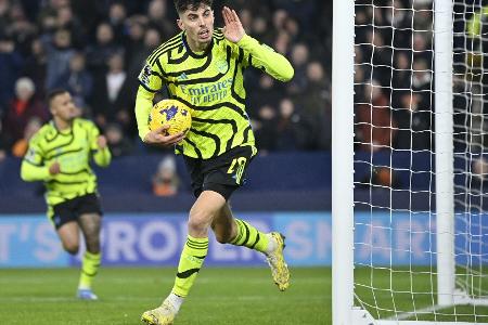 Arsenal feiert Last-Minute-Sieg - Havertz trifft Arsenal feiert Last-Minute-Sieg - Havertz trifft