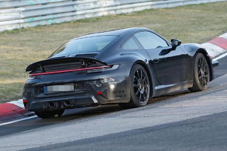 Erlkönig Porsche 911 Hybrid