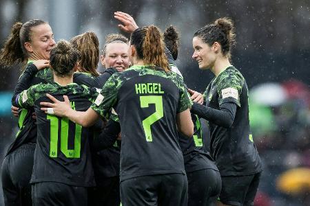 Frauen-Bundesliga: Wolfsburg übernimmt in Köln Platz eins Frauen-Bundesliga: Wolfsburg übernimmt in Köln Platz eins