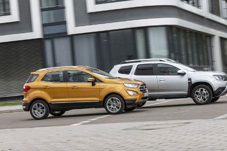 Gebrauchtvergleich Dacia Duster Ford EcoSport Gebrauchtvergleich Dacia Duster Ford EcoSport