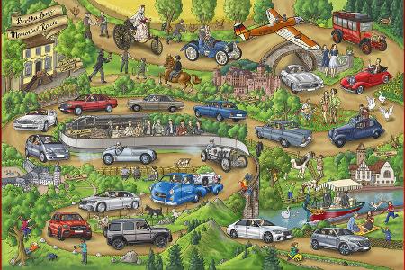 Mercedes Wimmelbuch Mille Miglia