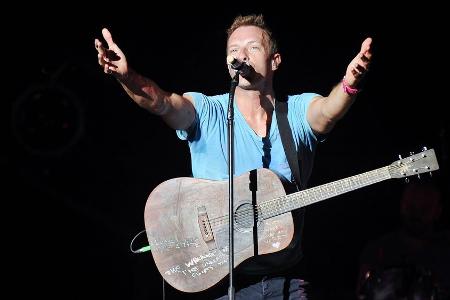 Rockstar mit Herz: Chris Martin sammelt Spenden in Obdachlosen-Café Rockstar mit Herz: Chris Martin sammelt Spenden in Obdachlosen-Café