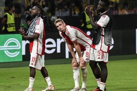 Pokal-Blamage: Ajax scheitert erstmals an Amateurklub Pokal-Blamage: Ajax scheitert erstmals an Amateurklub