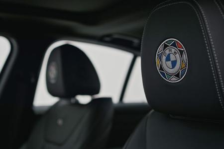 Kopfstützen mit Alpina Logo des B3 Sondermodell Südafrika.