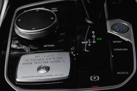 Plakette Sondermodell Alpina B3 Südafrika.