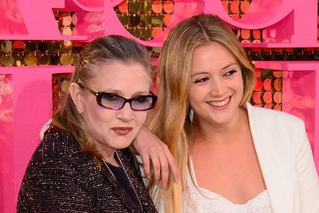 Tochter Billie Lourd spürt noch immer Carrie Fishers Anwesenheit Tochter Billie Lourd spürt noch immer Carrie Fishers Anwesenheit