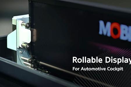 Hyundai Mobis rollbares Display Bildschirm Hyundai Mobis rollbares Display Bildschirm