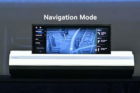 Hyundai Mobis rollbares Display Bildschirm