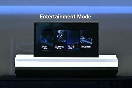 Hyundai Mobis rollbares Display Bildschirm