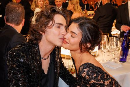 Timotheé Chalamet und Kylie Jenner: Intimer Kuss bei den Golden Globes