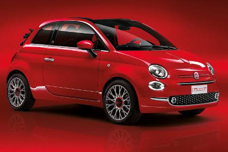 Fiat 500C Red Sondermodell Editionsmodell Fiat 500C Red Sondermodell Editionsmodell