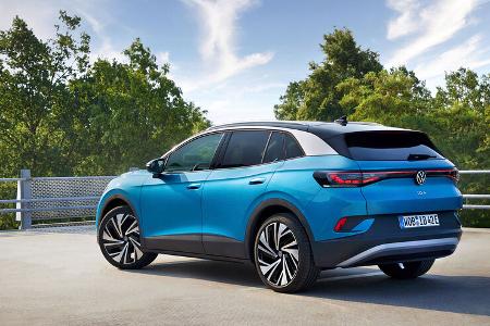 VW ID.4 Modellpflege (2023) Farbe: Costa Azul