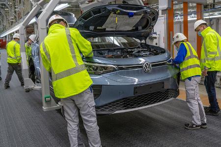 05/2022, VW Volkswagen ID.4 Werk Emden Produktion Fertigung