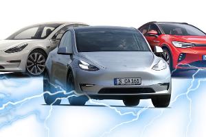 Tesla macht das Rennen