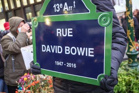 Straße in Paris nach David Bowie benannt Straße in Paris nach David Bowie benannt