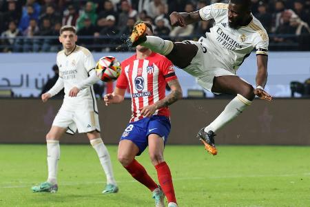 Rüdiger trifft auf beiden Seiten: Real im Supercup-Finale Rüdiger trifft auf beiden Seiten: Real im Supercup-Finale