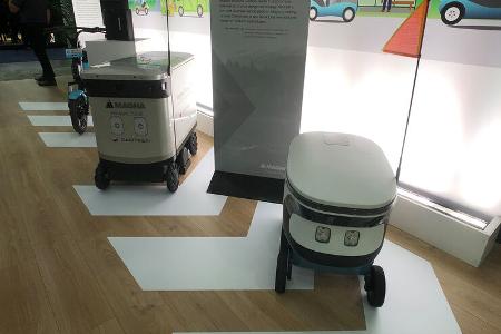 autonome Paket-Fahrzeuge