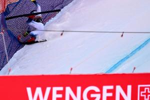 Abfahrt in Wengen: Kilde bei Sturz verletzt
