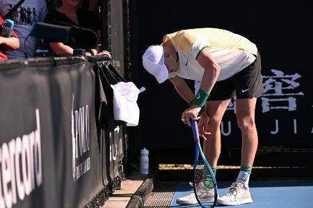 Australian Open: Brite Draper übergibt sich nach Sieg Australian Open: Brite Draper übergibt sich nach Sieg