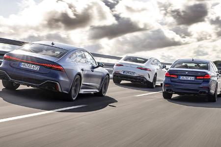 Audi RS 7, BMW Alpina B5 GT, Mercedes-AMG GT 63 S