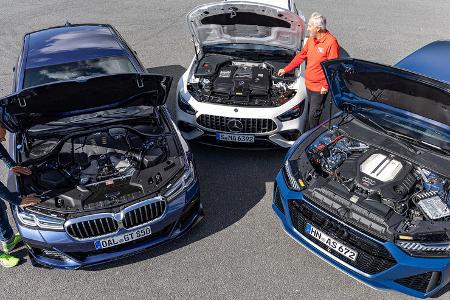 Audi RS 7, BMW Alpina B5 GT, Mercedes-AMG GT 63 S