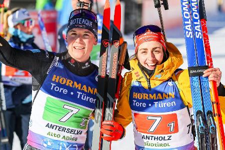 Fast makellos: Voigt und Strelow feiern Sieg in Antholz Fast makellos: Voigt und Strelow feiern Sieg in Antholz