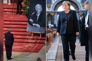 Trauerfeier für Wolfgang Schäuble: Auch Angela Merkel nimmt Abschied
