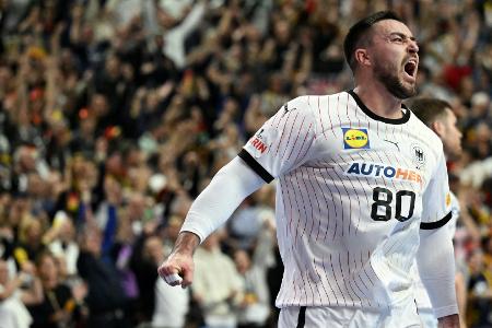 DHB-Handballer sichern sich Halbfinal-Matchball DHB-Handballer sichern sich Halbfinal-Matchball