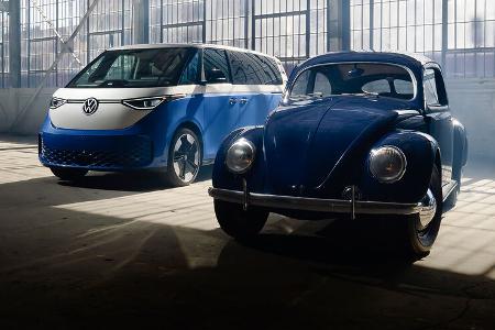 VW Käfer Baujahr 1949, VW ID.Buzz