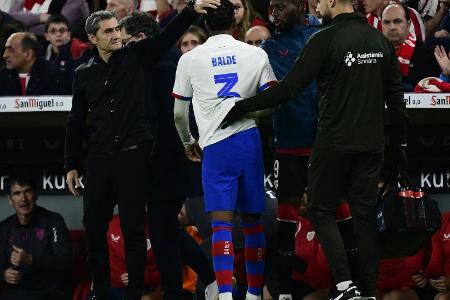 Medien: FC Barcelona vier Monate ohne Balde Medien: FC Barcelona vier Monate ohne Balde