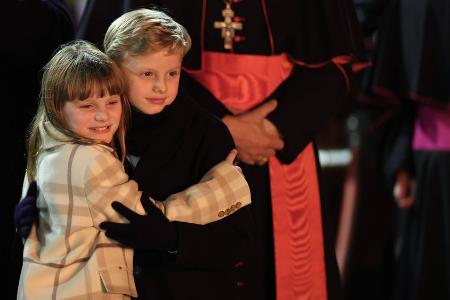 Gabriella und Jacques von Monaco: Rührende Szene bei Traditionsevent Gabriella und Jacques von Monaco: Rührende Szene bei Traditionsevent