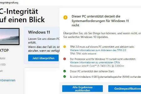Gängige Ursachen für das Fehlschlagen: Die Installation von Windows 11 wird auf diesem Computer aufgrund von Inkompatibilitäten mit den Hardwareanforderungen, insbesondere dem Prozessor und dem TPM-Sicherheitschip, abgebrochen.