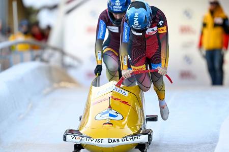 Deutsches Podest im Zweierbob der Frauen Deutsches Podest im Zweierbob der Frauen