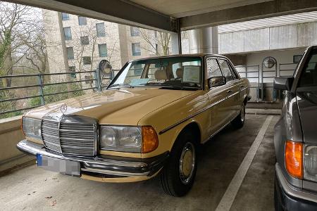 Mercedes W123 240D Bremen Classic Motorshow 2024 Parkhaus 