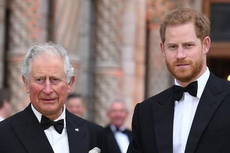 König Charles III. hat Krebs: Prinz Harry besucht seinen Vater König Charles III. hat Krebs: Prinz Harry besucht seinen Vater