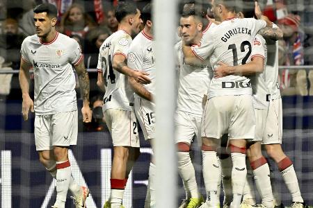 Copa del Rey: Bilbao legt bei Atletico vor Copa del Rey: Bilbao legt bei Atletico vor