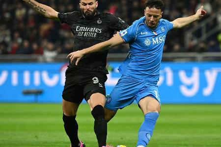 Serie A: Milan schlägt Meister Neapel Serie A: Milan schlägt Meister Neapel