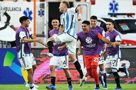 Argentinien sichert sich Olympia-Ticket gegen Brasilien Argentinien sichert sich Olympia-Ticket gegen Brasilien