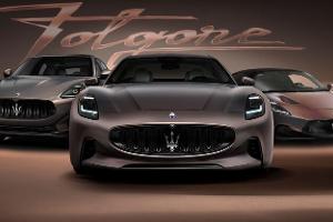 Maserati Folgore Elektro Modelle Grecale Granturismo MC20 Collage