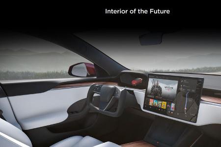 Tesla Yoke-Lenkrad
